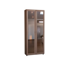 Шкаф двухдверный для одежды с зеркалами широкий